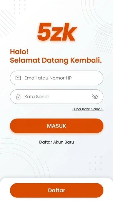 Masuk Akun 5zk untuk Pengguna Android Indonesia