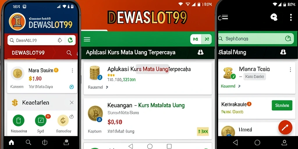 Tampilan antarmuka DEWASLOT99 yang informatif dan user-friendly.
