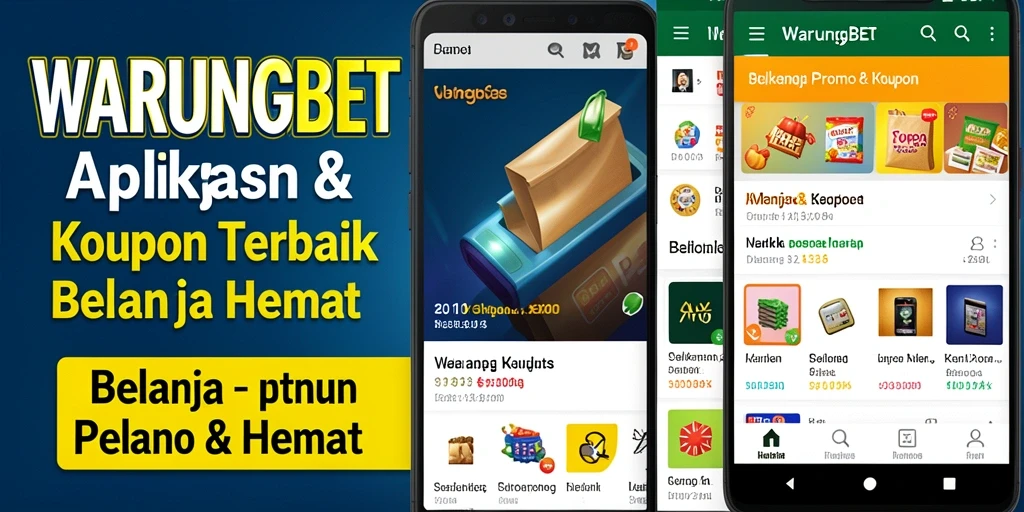 Tampilan antarmuka aplikasi WARUNGBET dengan berbagai promo menarik.
